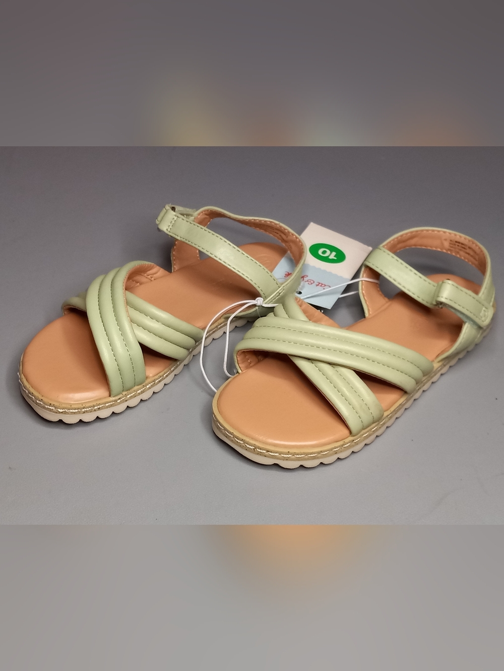 NEW Cat & Jack Toddler Girls Chloe Ankle Strap Sandals Size 10